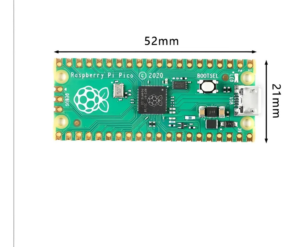 Placa Desarrollo Raspberry Pi Pico Rp2040