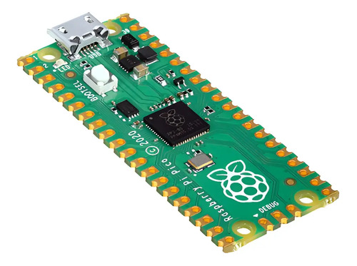 [P2019] Raspberry Pi Pico RP2040 con logo (soldada)